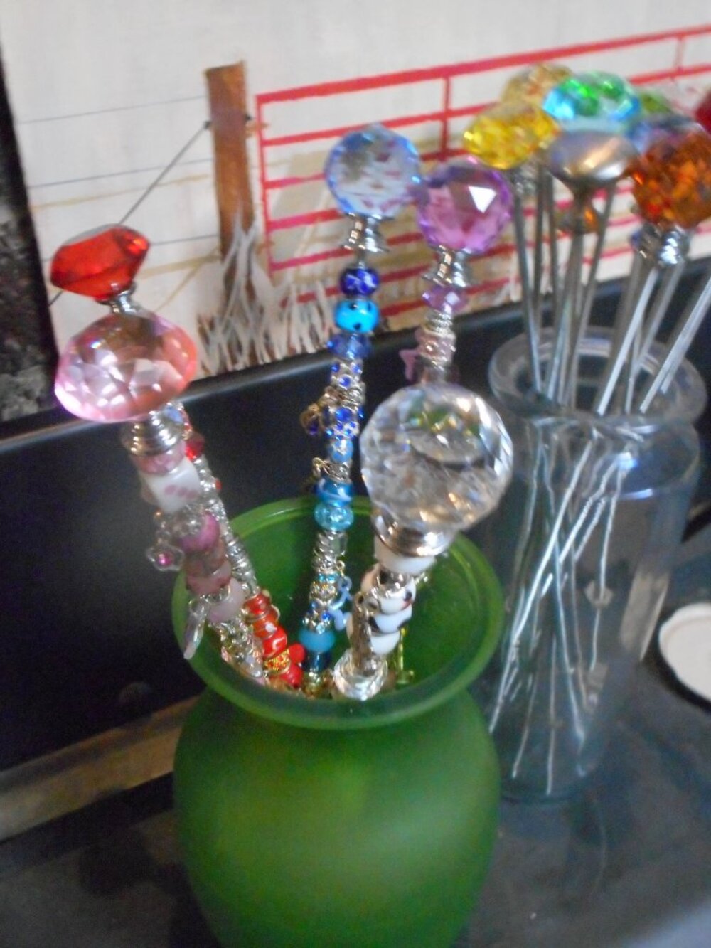 home made - hand made, fairy wands, plant sticks, whatever you want to call them